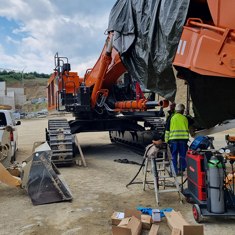  Arbeiten an Baumaschinen 